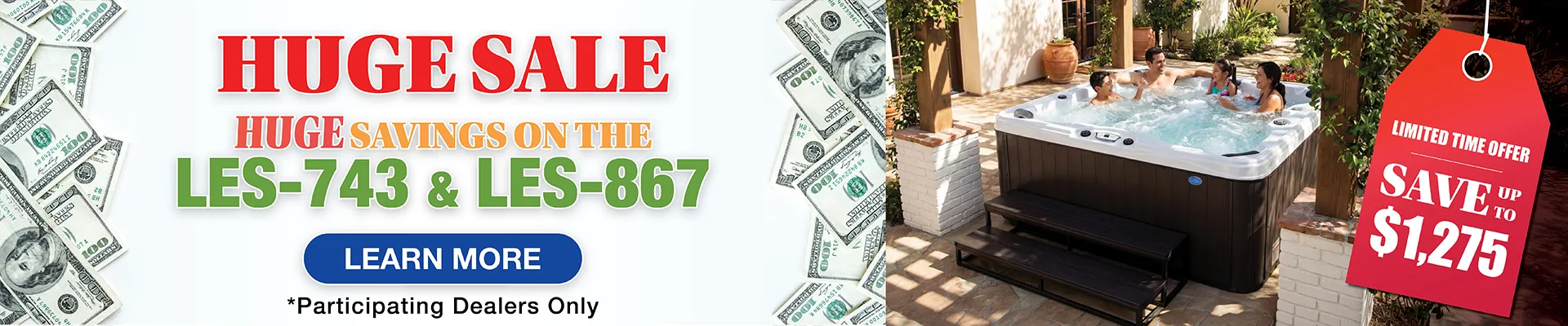 Calspas hot tub being used in a family setting - Coeurdalene